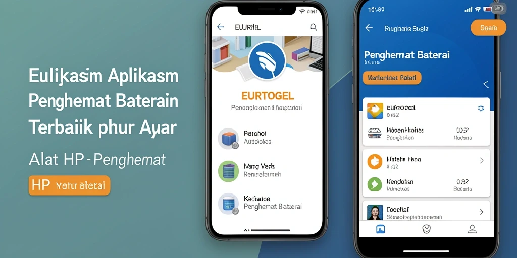 Tampilan antarmuka aplikasi EUROTOGEL yang sederhana dan efektif untuk menghemat baterai.